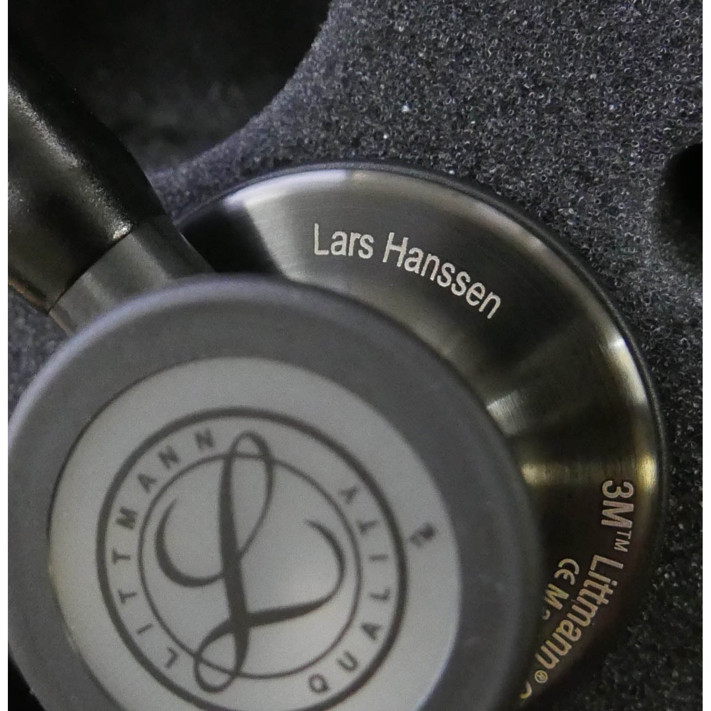 Littmann Cardiology IV Diagnostic Stethoscope: Black & Black - Blue Stem 6201