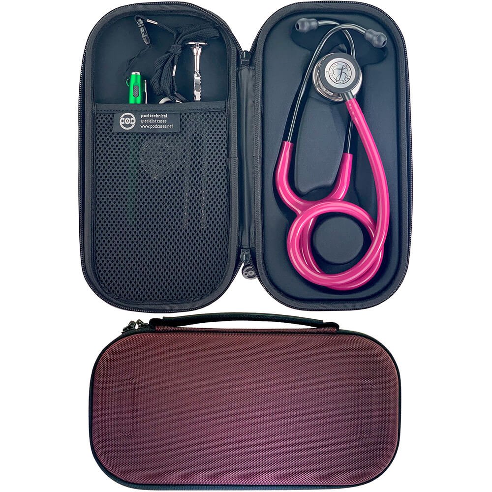 Classicpod Micro Stethoscope Case - Burgundy - Medscope