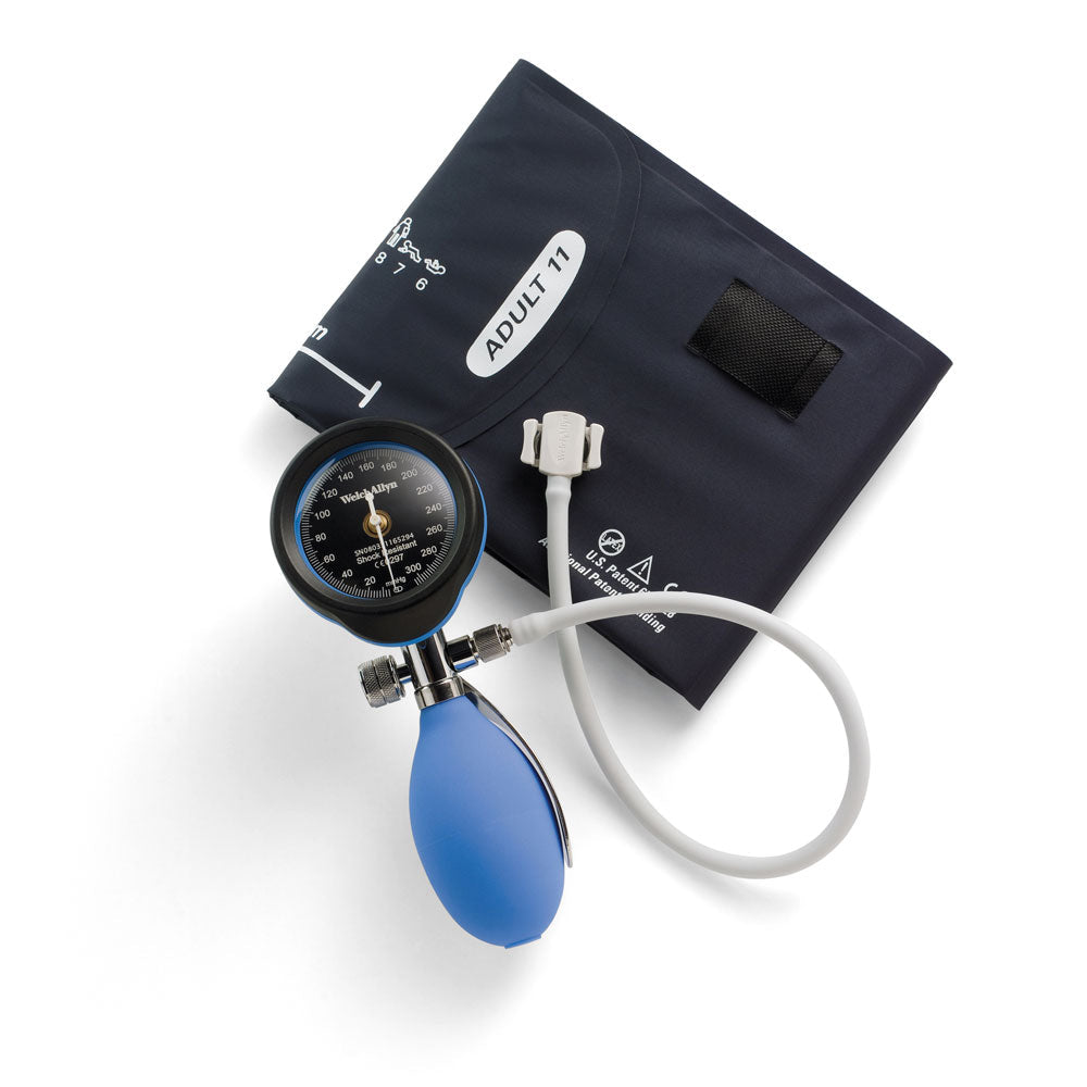 Dark Slate Gray Welch Allyn DuraShock DS55 Sphygmomanometer - Blue