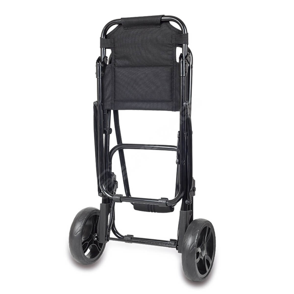 Elite Bags Foldable trolley with seat - Black - Medscope