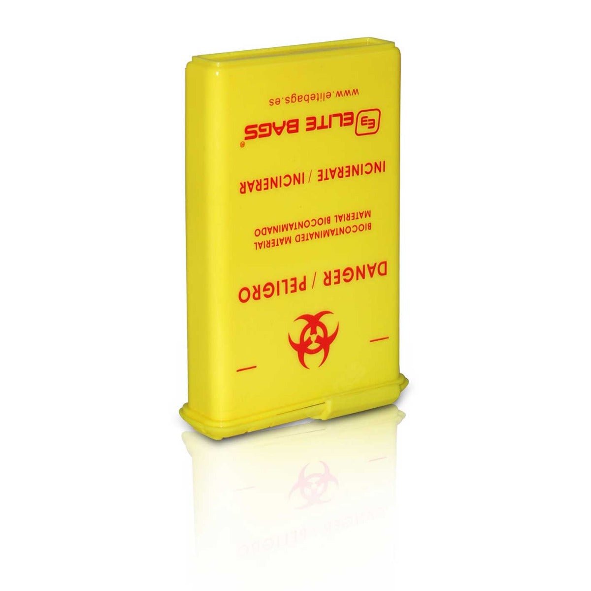 Elite Bags Pocket-Sized Conotainer for Biocontaminated Material - Yellow - Medscope