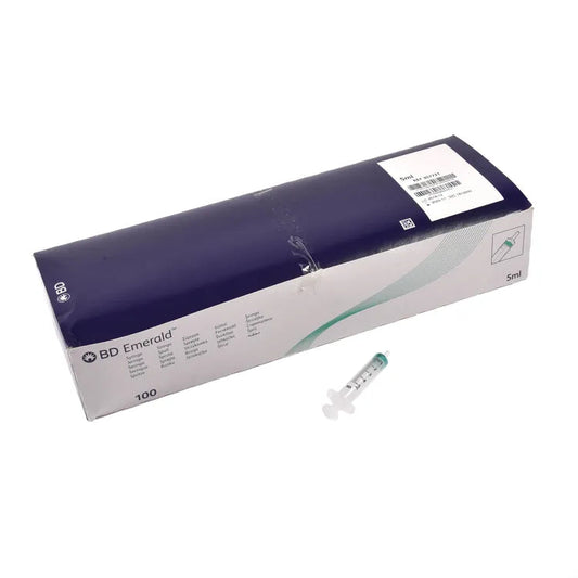 BD Emerald Hypodermic Syringe - Luer Slip Concentric - 5ml x 100