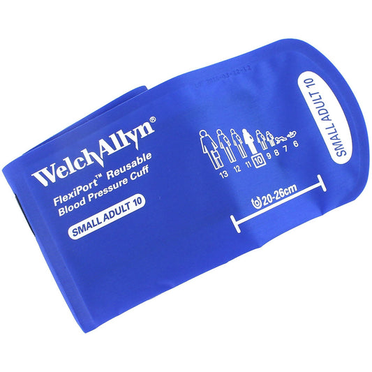 Royal Blue Welch Allyn Flexiport Small Adult Cuff size 10 for Durashock Sphygs (20-26cm)