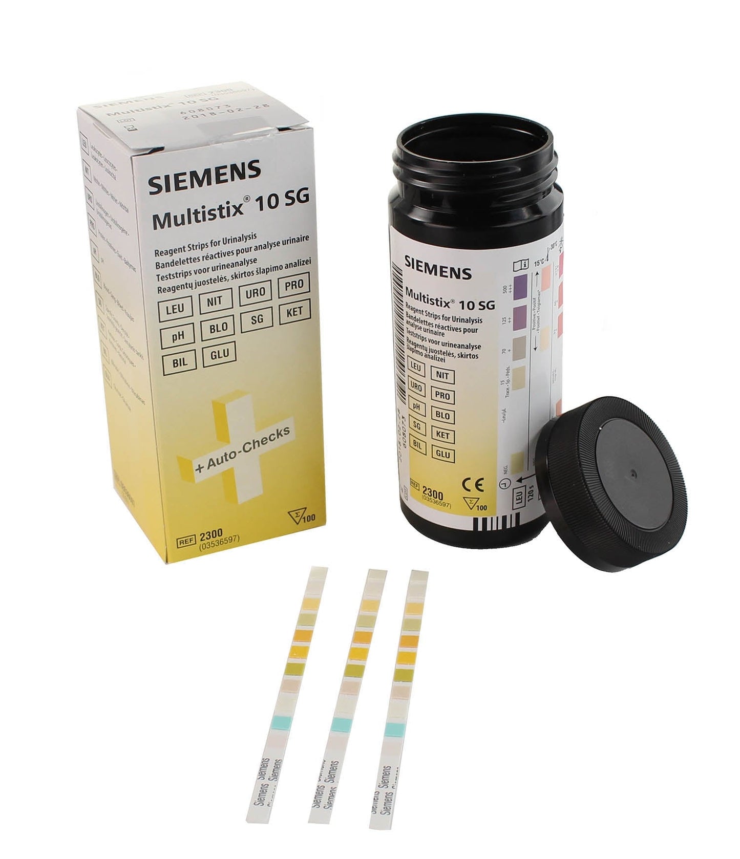 Siemens Multistix 10SG Urinalysis Strips x 100