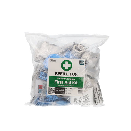 BS8599-1:2019 Workplace First Aid Kit - Medium Kit Refill