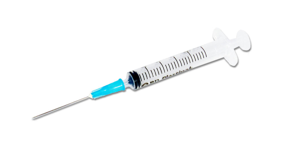 BD 2ml Syringe Complete with 23g x 1" Needle x 100