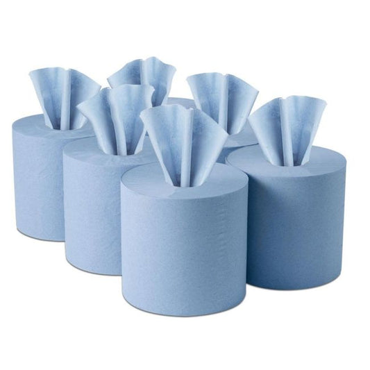 Dark Gray Blue Centre Feed 1 ply - 300m x 175mm - Case of 6