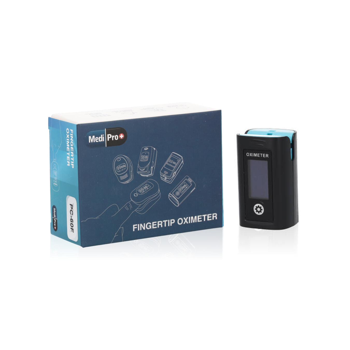 Dark Slate Gray MediPro Finger Pulse Oximeter