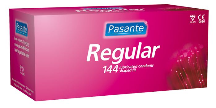 Pasante Regular Condom: Bulk Pack 144