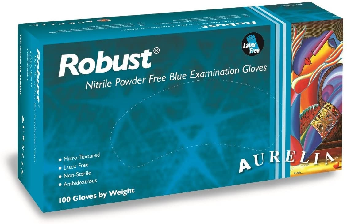 Aurelia® Robust 9.0 Nitrile Gloves - Pack of 100