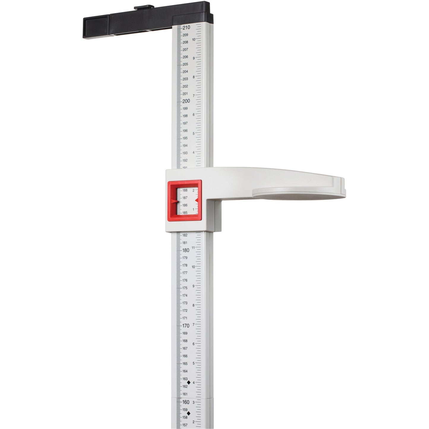 Light Gray seca 217 - Portable Stadiometer Combinable with Flat Scale