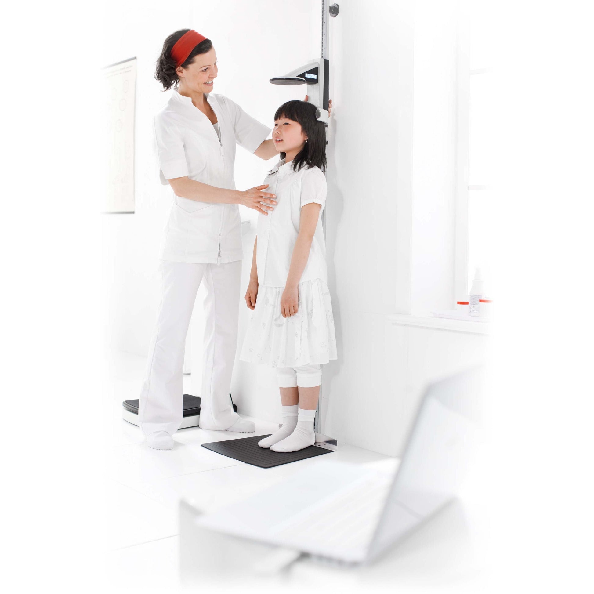 Lavender seca 264 - Wall-mounted Stadiometer with Display on the Headpiece