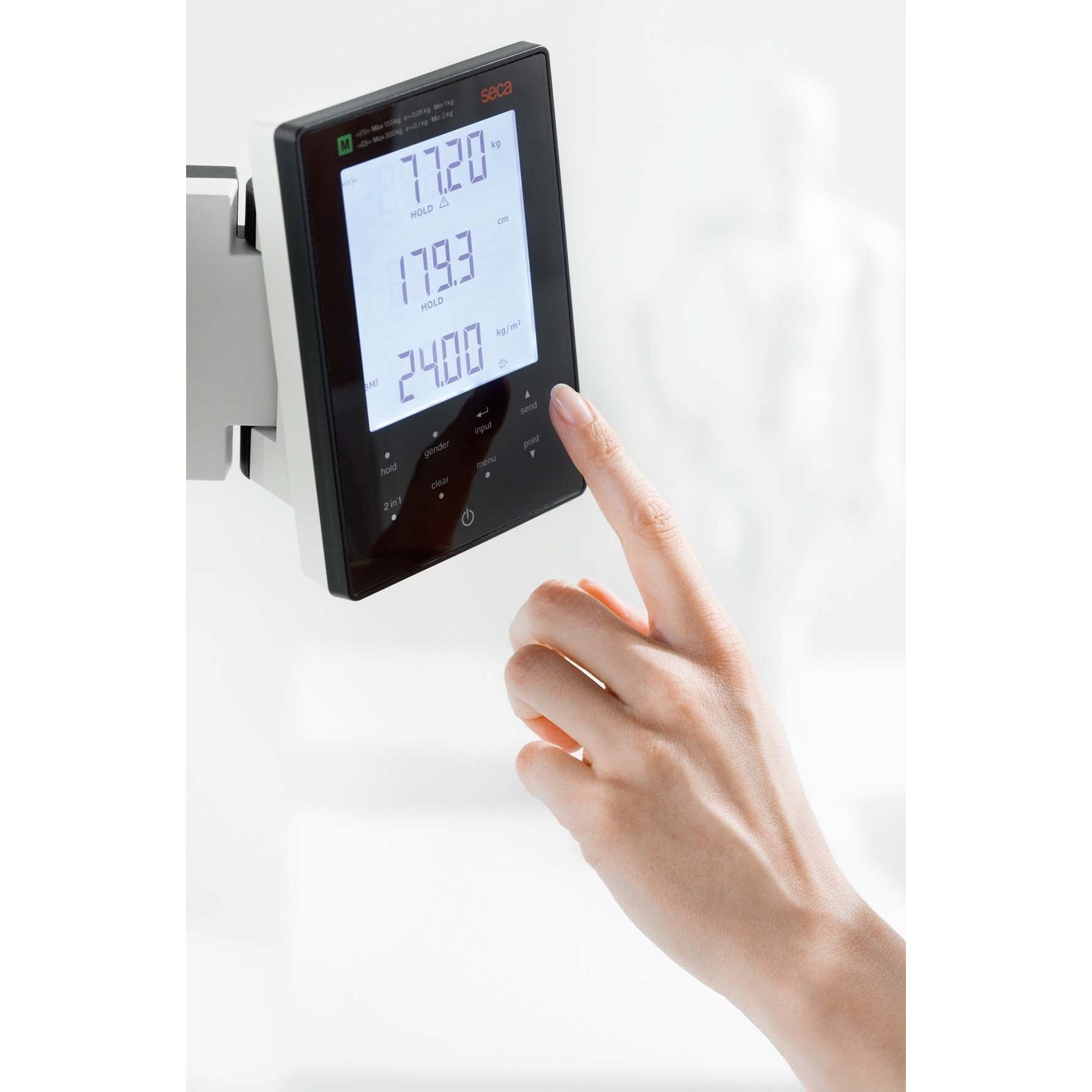 Beige seca 285 - EMR-Validated Measuring Station for Height and Weight (Class III medically approved)