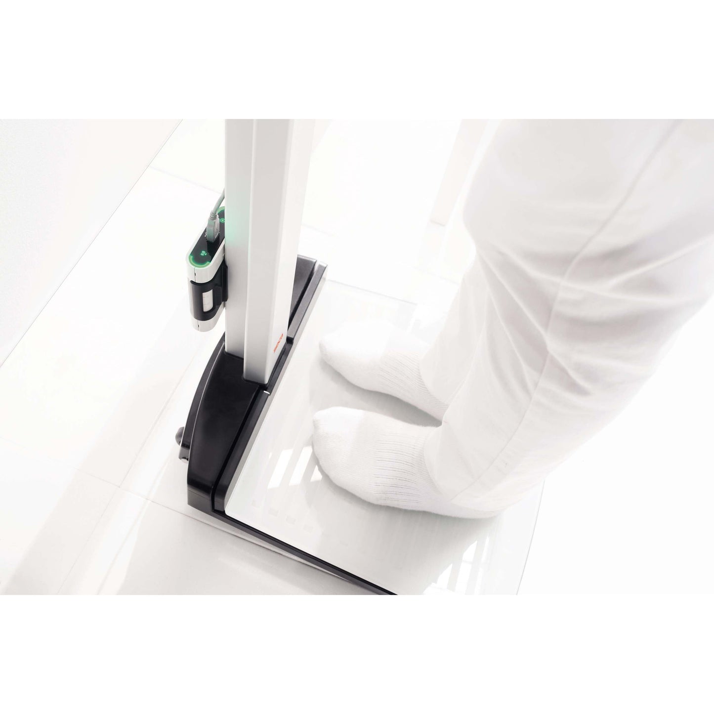 Beige seca 287 - EMR-Validated Ultrasonic Measuring Station With Voice Guidance (Class III medically approved)