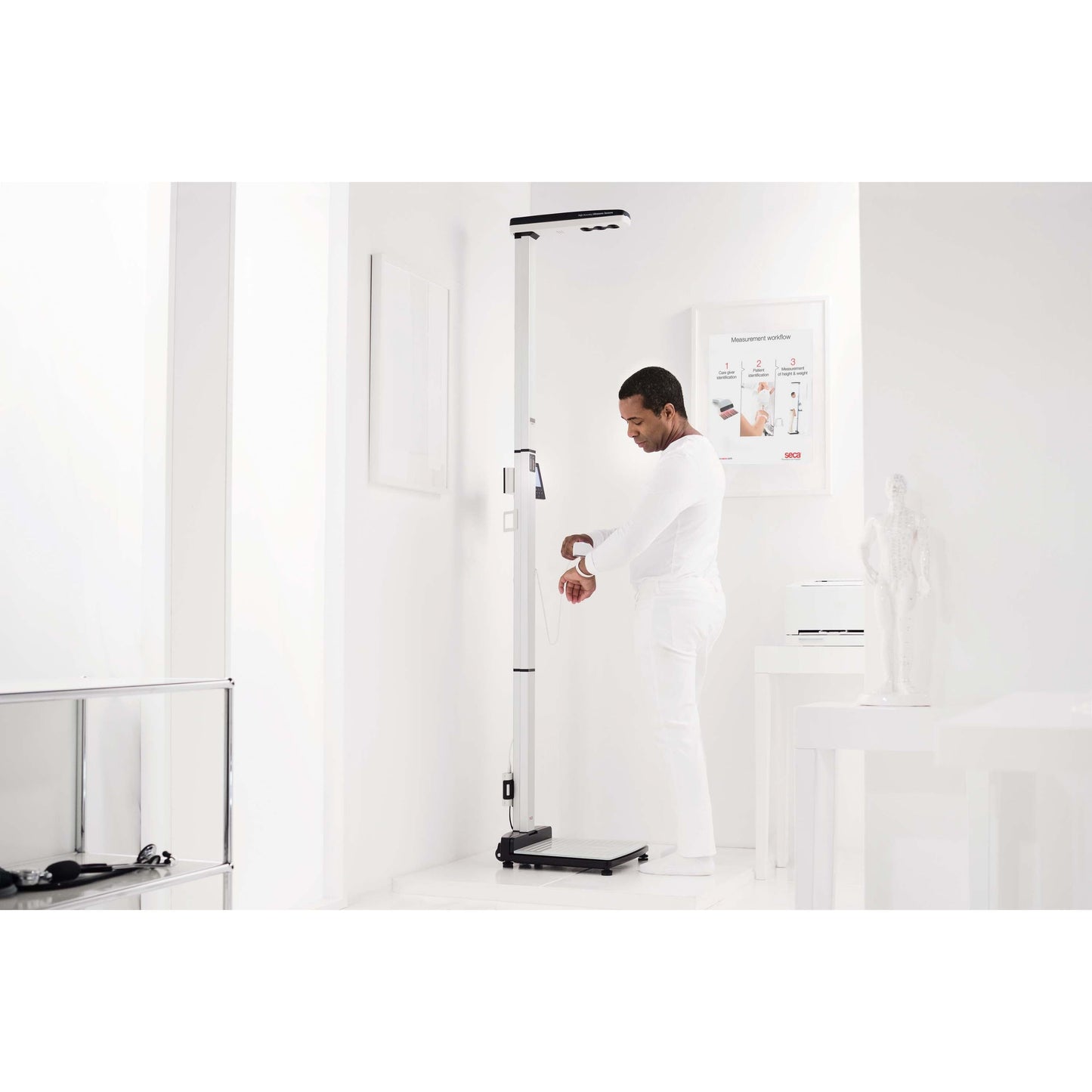 Lavender seca 287 - EMR-Validated Ultrasonic Measuring Station With Voice Guidance (Class III medically approved)