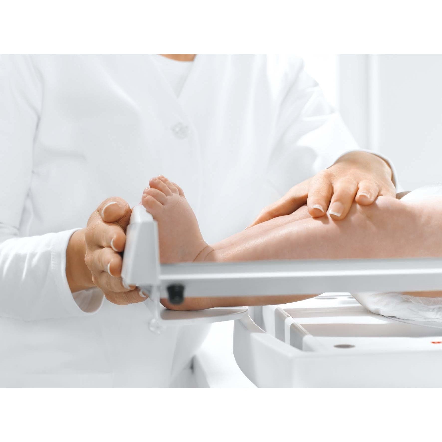 Light Gray seca 336 - Baby Scale with Flat Weighing Tray and Optional Measuring Rod