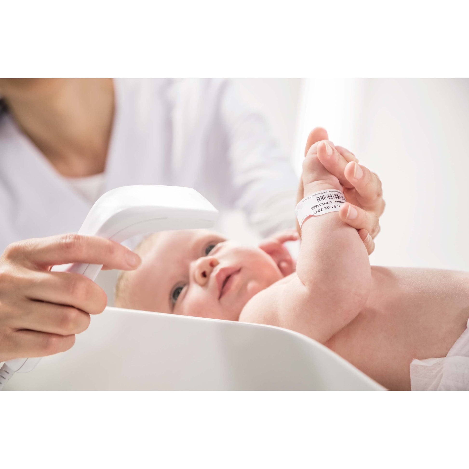 Light Gray seca 336 - Baby Scale with Flat Weighing Tray and Optional Measuring Rod