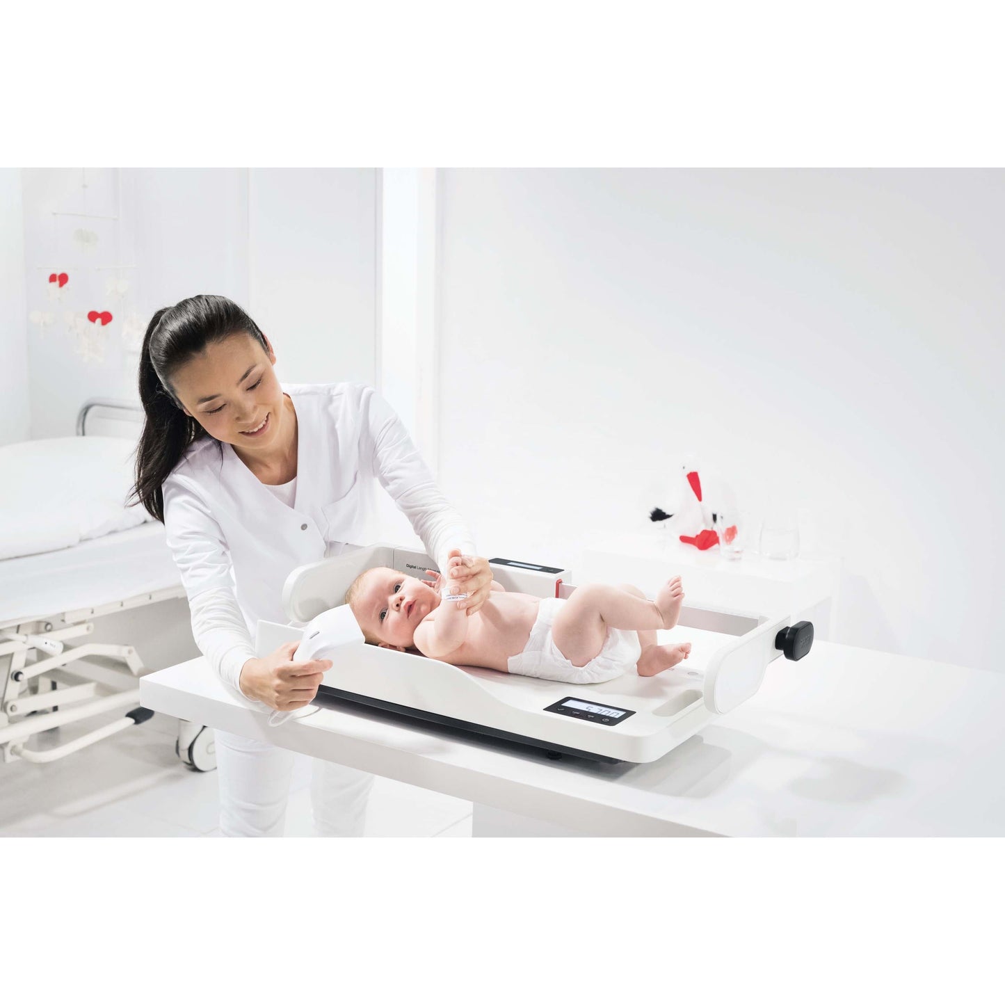 Lavender seca 336 - Baby Scale with Flat Weighing Tray and Optional Measuring Rod