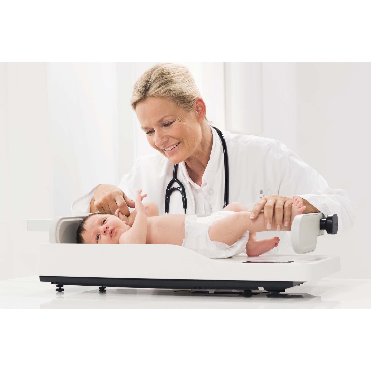 Light Gray seca 336 i - EMR-validated baby scale with Wi-Fi function (Class III medically approved)