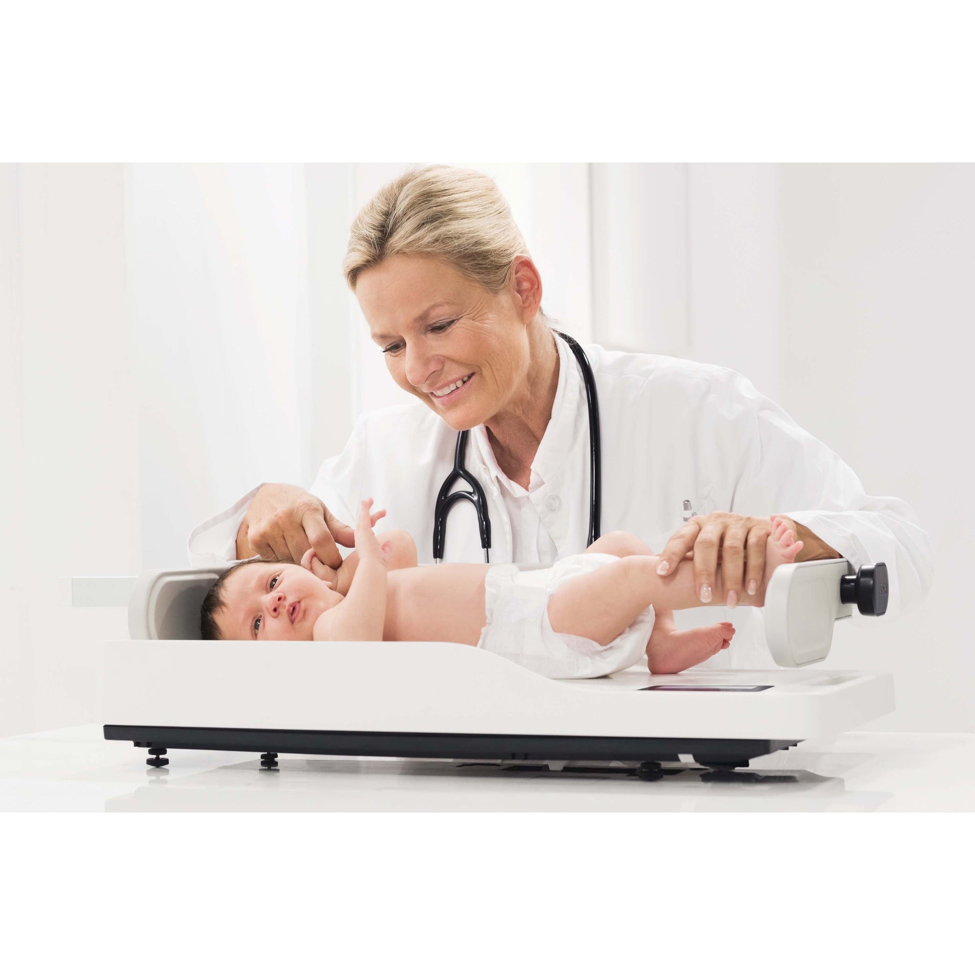 Light Gray seca 336 i - EMR-validated baby scale with Wi-Fi function (Class III medically approved)