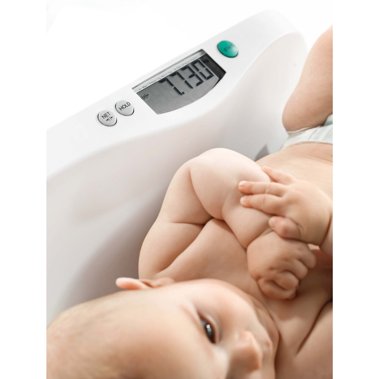 Light Gray seca 376 - Baby Scale with Extra Large Weighing Tray [Class III Medically Approved]