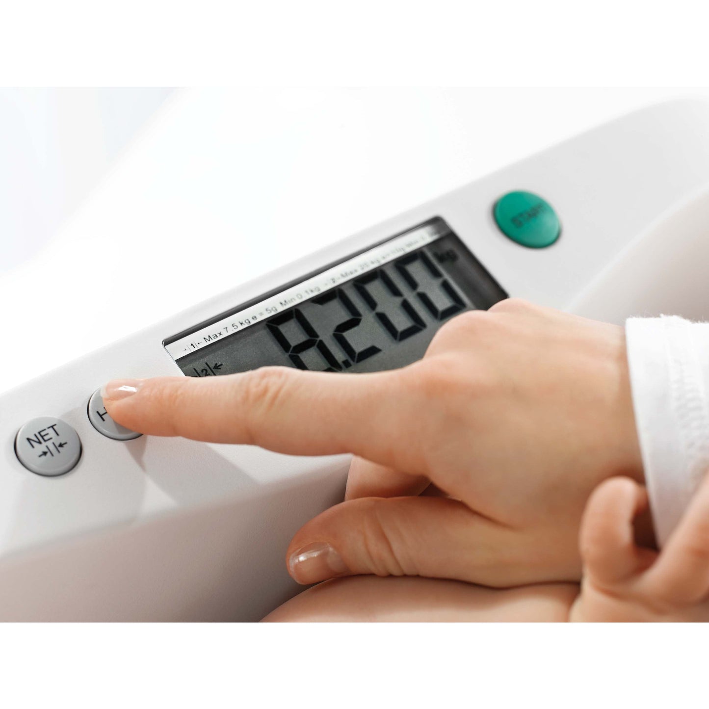 Light Gray seca 376 - Baby Scale with Extra Large Weighing Tray [Class III Medically Approved]