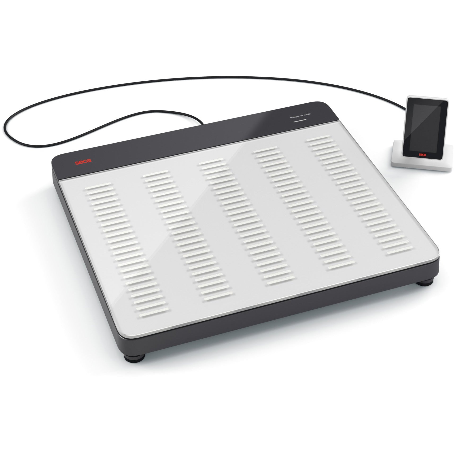 Light Gray seca 651 - Flat Scales with ID-Display and Stable Glass Platform