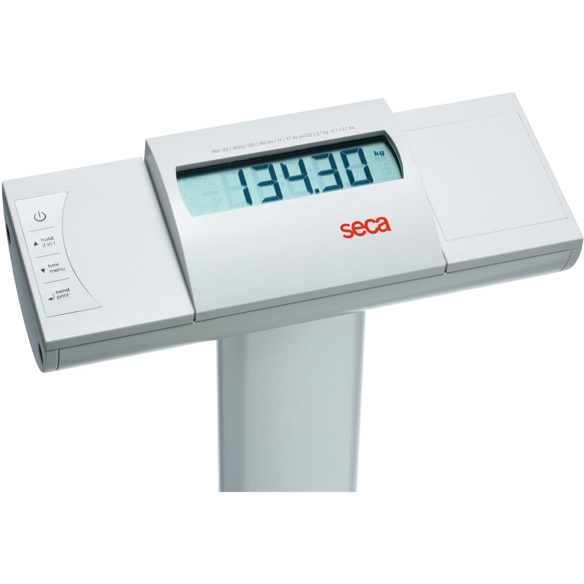 Light Gray seca 703 - EMR-Validated Column Scale with 300 kg Capacity