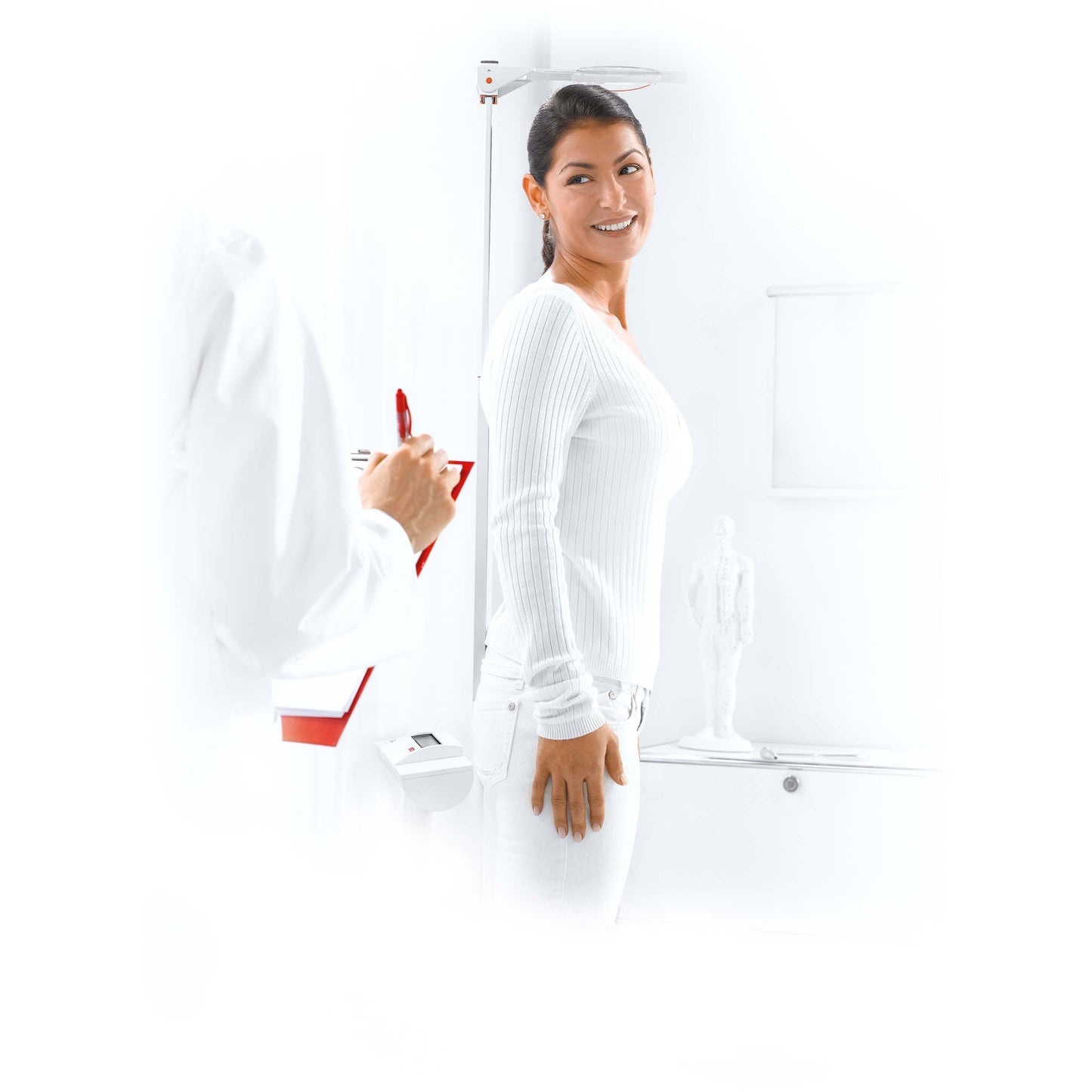 White Smoke seca 704 - EMR-validated column scale with 300 kg capacity