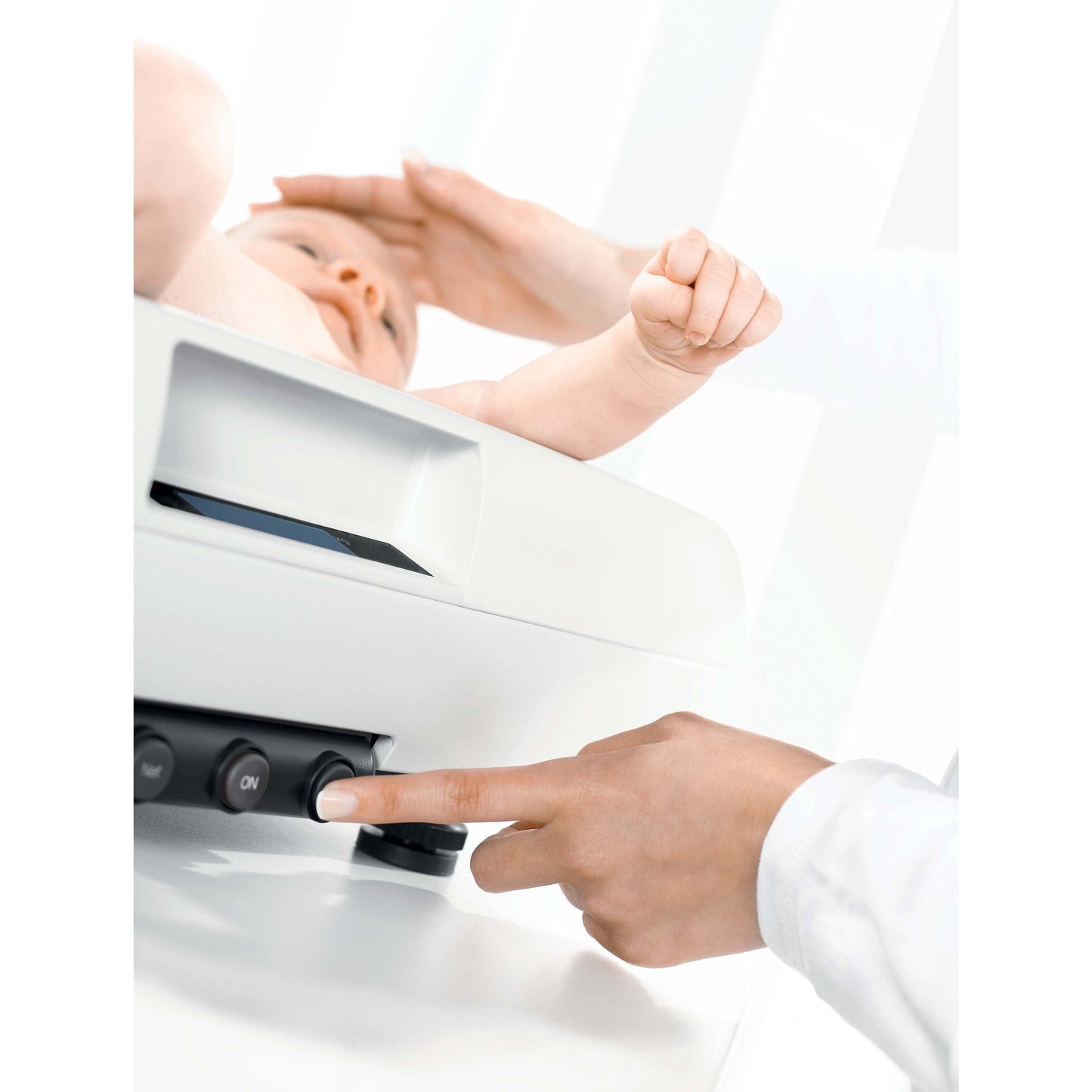 Antique White seca 757 - EMR-Validated Baby Scale with Very Precise Graduation