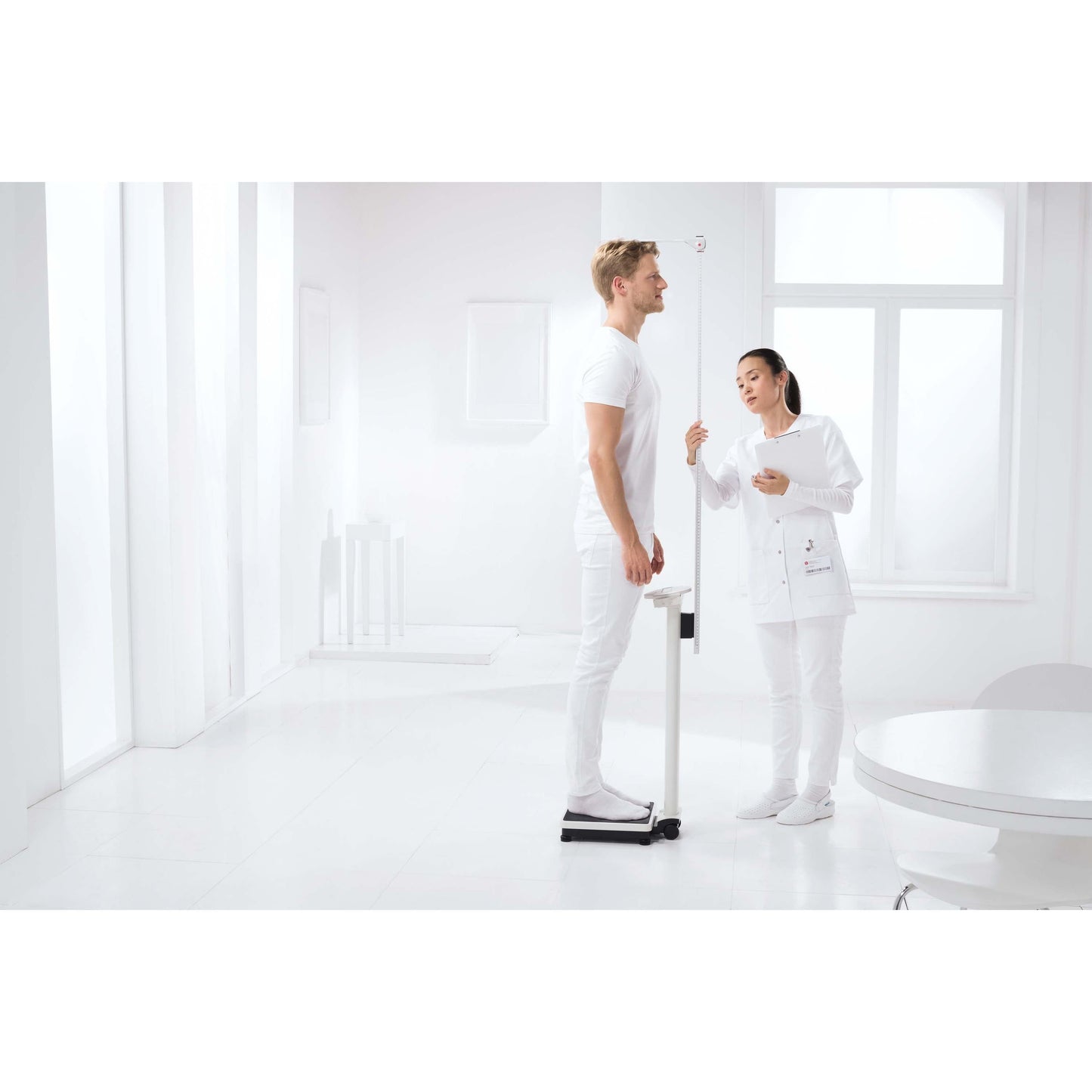 Lavender seca 799 - Digital column scale with BMI function (Class III medically approved)