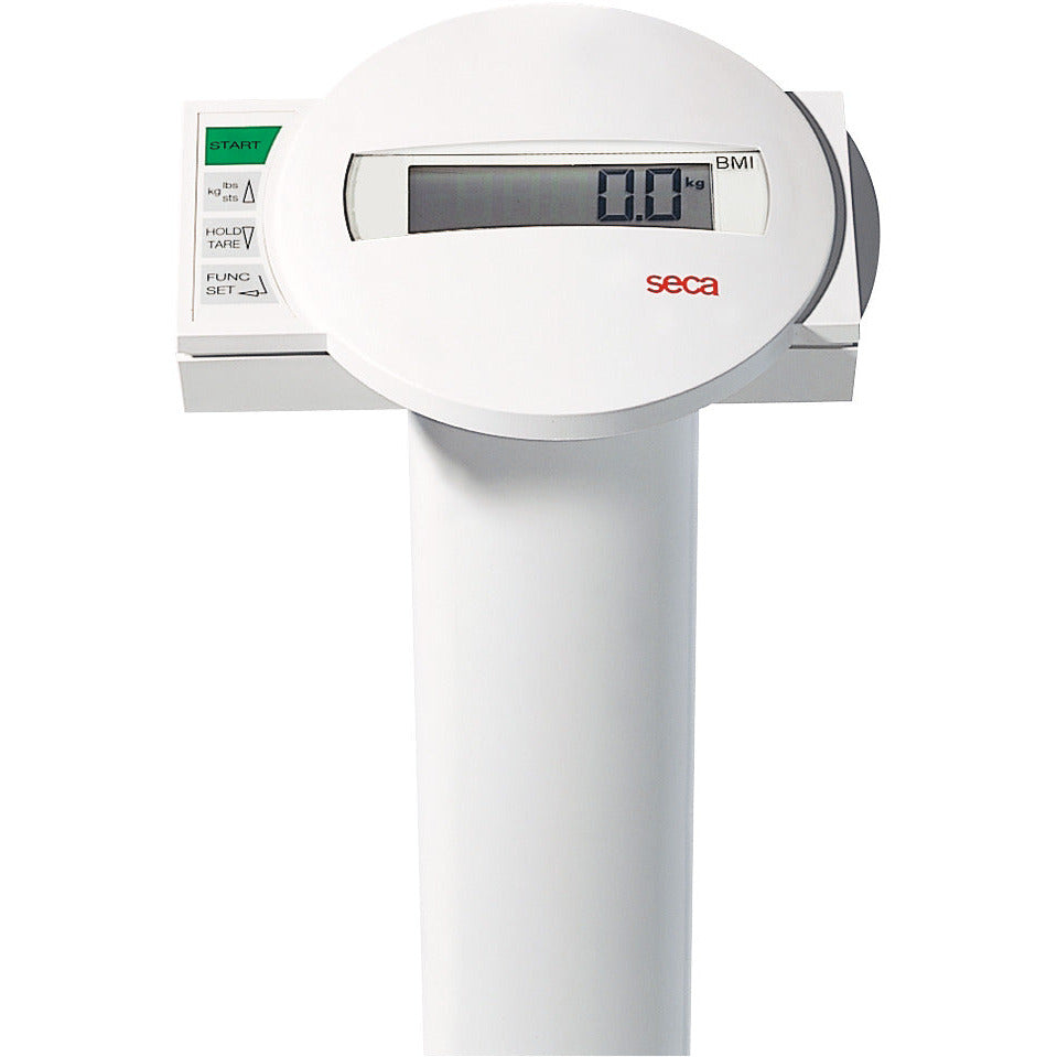 Light Gray seca 799 - Digital column scale with BMI function (Class III medically approved)