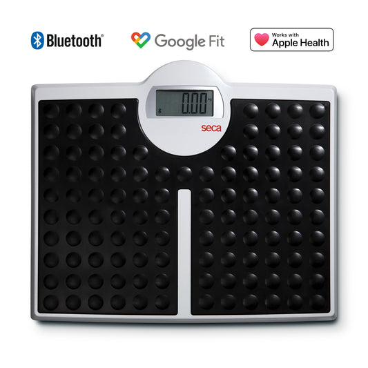 Black seca 813 bt - Flat scale with Bluetooth Interface