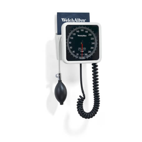 Welch Allyn 767 Wall Mounted Sphygmomanometer with 1 Piece Adult Cuff - 7670-01 - Medscope