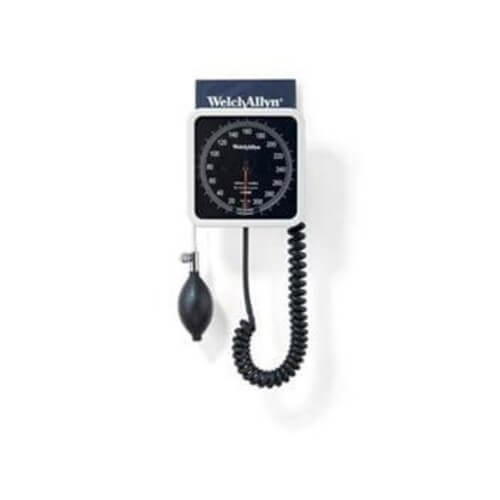 Welch Allyn 767 Wall Mounted Sphygmomanometer with 1 Piece Adult Cuff - 7670-01 - Medscope