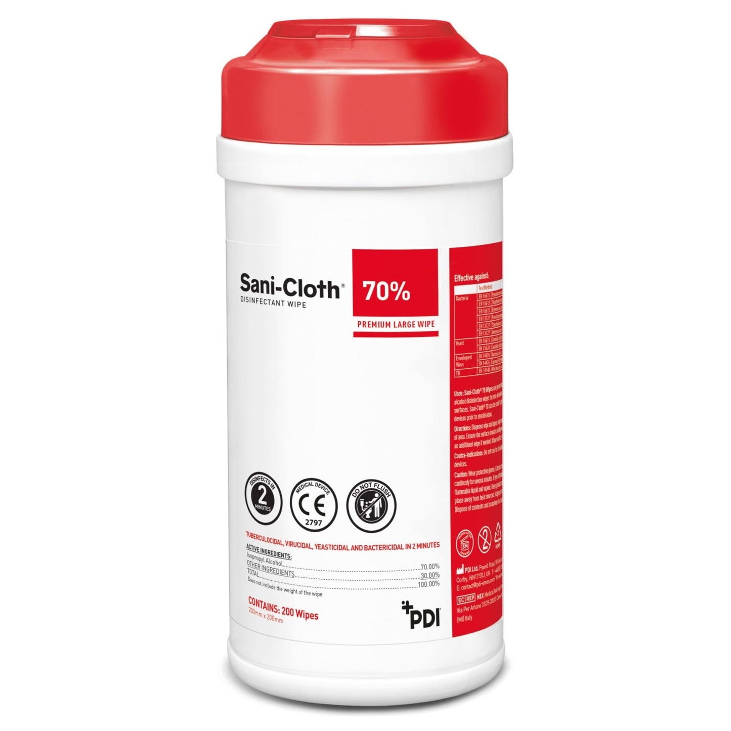 Sani-Cloth® 70 - Large Canister (200)