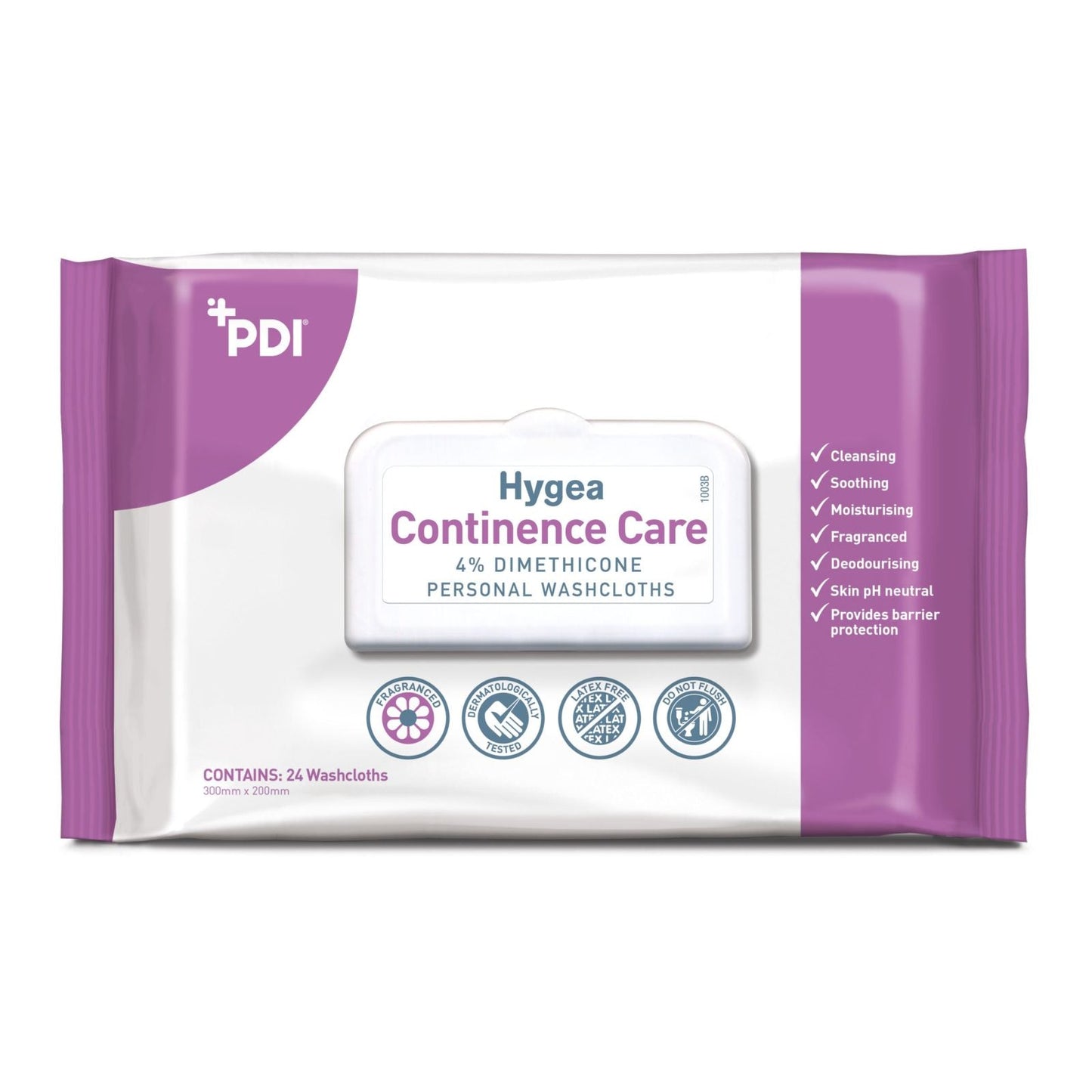 PDI Hygea Body Care Wipes - Fragranced x 24